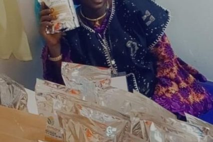 Fiara 2022 village COSEC Rencontre avec une Leader Paysanne Mme Fanta Souaré Productrice de Fonio a Goudiry dans la région de Tambacounda