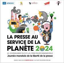 La 31 ème édition de la Journée mondiale de la liberté de la presse ce 03 Mai : Le Sénégal  à  l’instar de la communauté internationale, célèbre le 03 mai 2024, la 31 ème édition de la Journée mondiale de la liberté de la presse sous le thème « La presse au service de la planète: le journalisme face à la crise environnementale. »