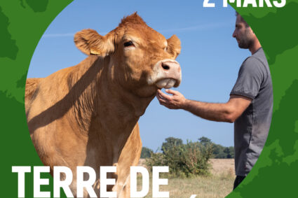 61e édition du Salon  International de l’Agriculture de Paris  (SIA) du 22 février au 5 mars 2025, à Paris expo Porte de Versailles: Oupette la vache égérie du  salon2025 .