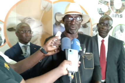 Forum des 50 ans de l’ISRA( Institut Sénégalais de Recherches Agricoles) ,50 ans au Service du Développement Agricole Mbaye Sylla Khouma Président du Conseil D’administration de l’ISRA qui estime que « son institut doublé d’enracinement et d’innovation peut servir de boussole à la transformation agricole ».