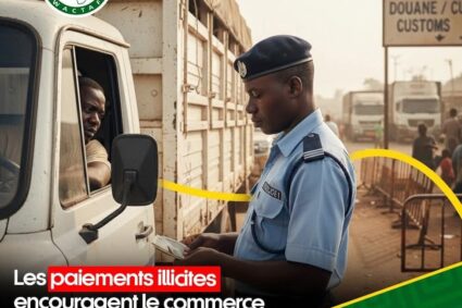 Les paiements illicites : une entrave persistante au commerce transfrontalier en Afrique de l’Ouest et au Sahel .