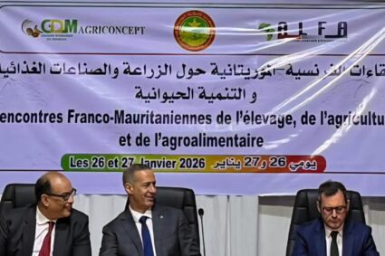 Les Rencontres franco-mauritaniennes valorisent le potentiel agricole et pastoral de la Mauritanie.du  27 janvier 2026 à  Nouakchott.