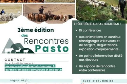 35e édition du Sommet de l’Élevage  Cournon-d’Auvergne (France): »les Rencontres Pasto »sur le Pastoralisme reviennent à Clermont-Ferrand du 6 au 9 octobre 2026.