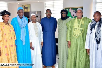 Élevage : le ministre Ousmane Diagne poursuit sa série d&rsquo;audiences avec les principaux acteurs du secteur , les perspectives de développement d&rsquo;un élevage plus performant, plus résilient et davantage créateur de valeur pour le Sénégal échangées et échangées.