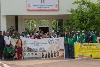 En route vers le Forum social mondial : les caravaniers du corridor côtier attendus à Logoualé, dans le Tonkpi,en Côte d&rsquo;Ivoire à la connaissance des Indications géographiques protégées (IGP) dans la région du Tonkpi à travers les cas du riz et de l&rsquo;huile rouge de Man » ce 23 juillet 2026.