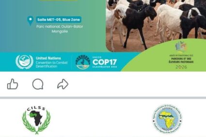 COP17 CNULCD :  le CILSS entend contribuer à porter la voix du Sahel dans les discussions internationales sur la restauration des terres et la lutte contre la désertification Oulan-Bator, Mongolie .
