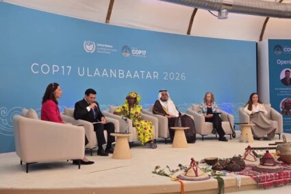 À la COP17 de l’UNCCD, la Journée des Peuples Autochtones organisée par Mme Hindou Oumarou Ibrahim, présidente du Caucus des Peuples Autochtones.