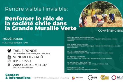 COP17 à Oulan-Bator : rendre visible l’invisible pour renforcer le rôle de la société civile dans la Grande Muraille Verte.