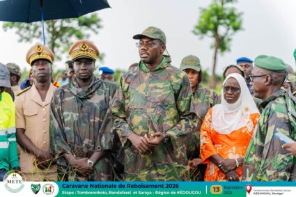 Caravane Nationale de Reboisement 2026-Parc national du Niokolo-Koba ,Dr Aliou Gori Diouf rend hommage aux agents qui protègent la nature.