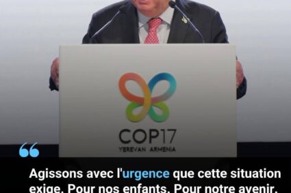 COP17 sur la biodiversité : à Erevan, l’ONU appelle à mettre fin à la « guerre contre la nature »