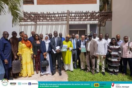 Décarbonation du ciment et du béton : le Sénégal vise la neutralité carbone à l’horizon 2050.